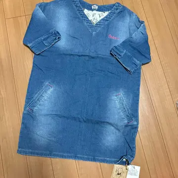 택 포함 새상품 로데오 크라운 원피스 데님 M 사이즈