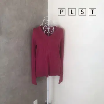 플라스테 1회 착용 스웨터