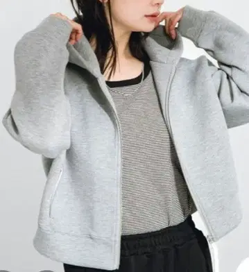 Sonny Label 종이상자 숏 지퍼 후드티