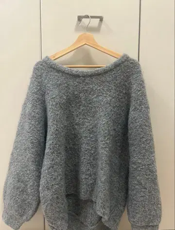 [ Heather ] 라이트 블루 니트