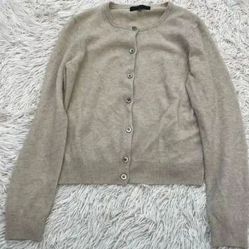 untitled 언타이틀 캐시미어 100% 후와후와 가디건 M