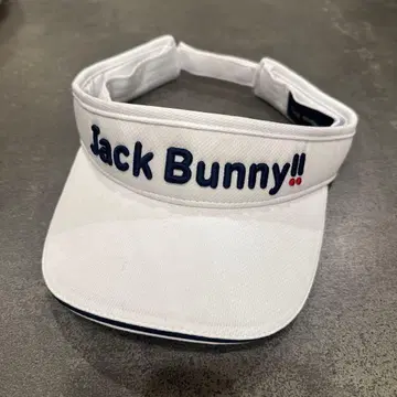 Jack Bunny!! 화이트 바이저