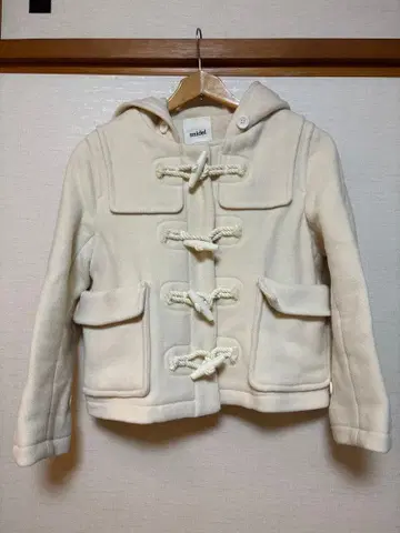 Snidel 숏 기장 더플 코트 화이트 사이즈 0