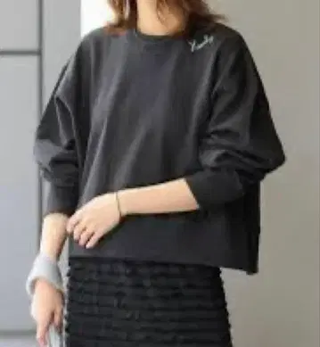 새상품급 JOURNAL STANDARD relume 자수 로고 맨투맨