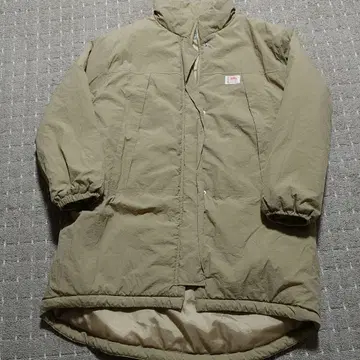 java 바스락 소재 스탠드 넥 오버 사이즈 밀리터리 코트