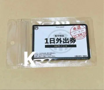 역경 회고록 대 카이지전 1일 외출권 패스 케이스