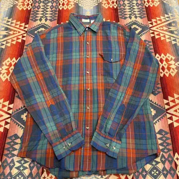 80S 리 마드라스 체크 셔츠 대만제