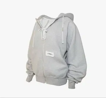 theredthread S fleece zip up hoodie gray
