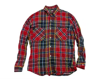 70s BIGMAC 플란넬 셔츠 호배색