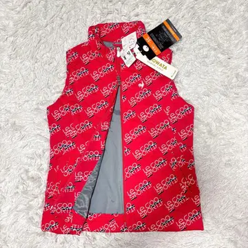 새상품 최신작 르꼬끄 베스트 충전솜 다운 지퍼 하이넥 핑크