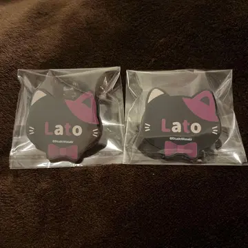 악마고양이 난자 라토 네임 배지