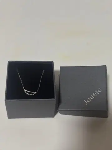 Jouete 실버 목걸이 40cm