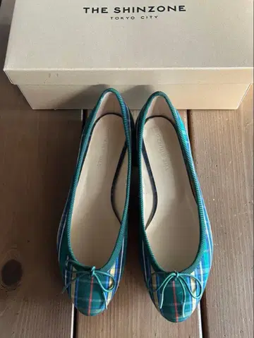 [미사용] SHINZONE 체크 펌프스 23.5cm