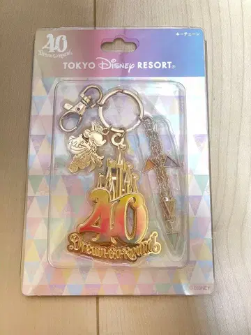 도쿄 디즈니 리조트 40주년 기념 키링 키체인