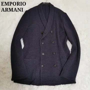 새상품급 엠포리오 아르마니 더블 니트 테일러드 자켓 52 L 상당