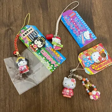 지역 한정 키티 [일본 의류] 네즈케 스트랩 외