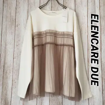 [ 미사용 ] ELENCARE DUE 튤 도킹 티셔츠