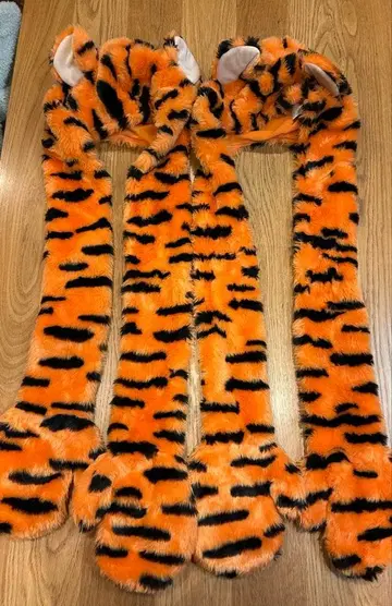 디즈니 팬캡 티거 푸우 머플러캡