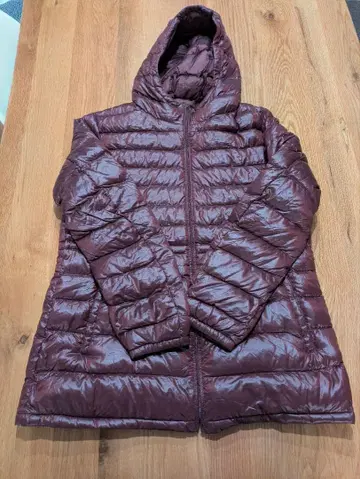 UNIQLO 울트라 라이트 다운 자켓 후드 부착 보르도 XL