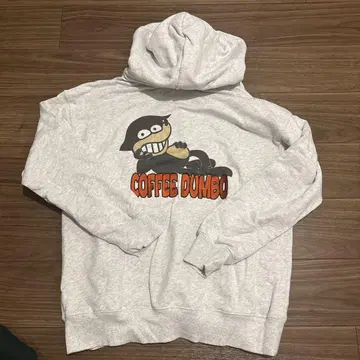 프릭스스토어 COFFEE DUMBO 그레이 후드티 맨투맨