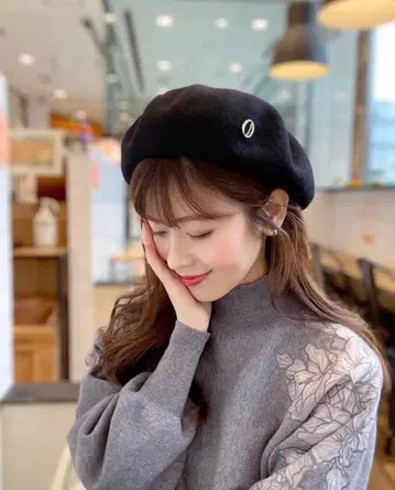 샤포 도 오 로고 베레모 6-6