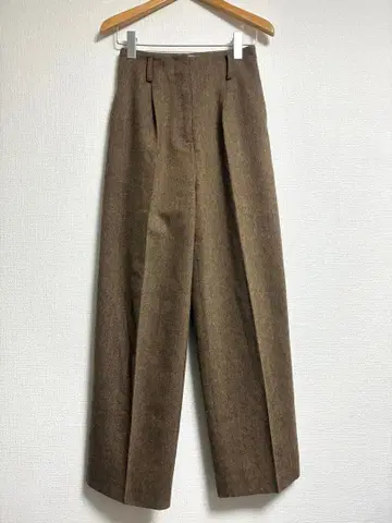 TODAYFUL 브라운 와이드 팬츠 38