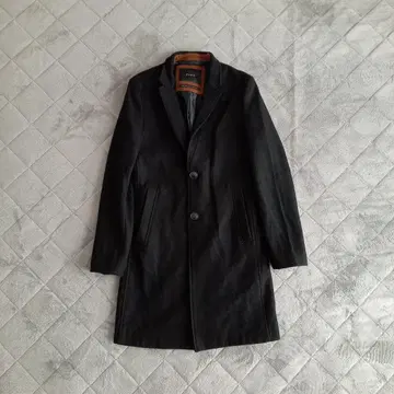 새상품! ZARA 체스터 코트 블랙 울 혼방 S