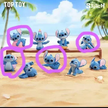 최종 가격 인하 신상 TOPTOY 스티치 요가 피규어 4개 세트