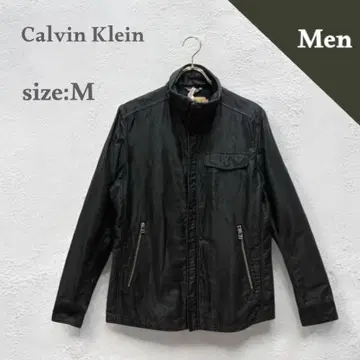 캘빈클라인 자켓 점퍼 풀 집업 마 혼방 블랙 온워드