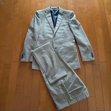 맞춤 수트 (일본산 원단) 라이트 그레이 비즈니스 정장 2버튼