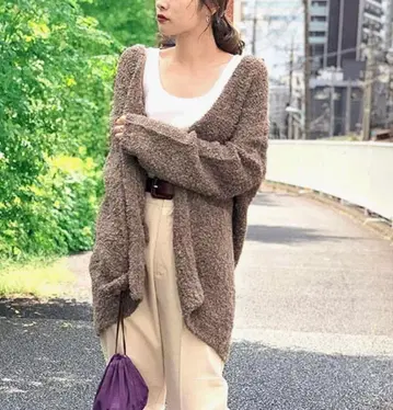 투데이풀 TODAYFUL 부클 니트 가디건
