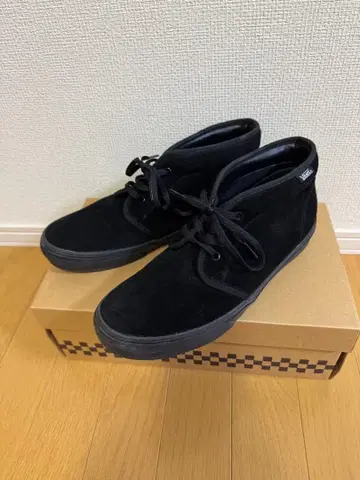 [ 새상품급 ] VANS CHUKKA 스웨이드 블랙 27cm