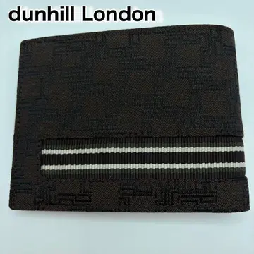 [ dunhill London ] 던힐 접이식 지갑 디에이트 캔버스