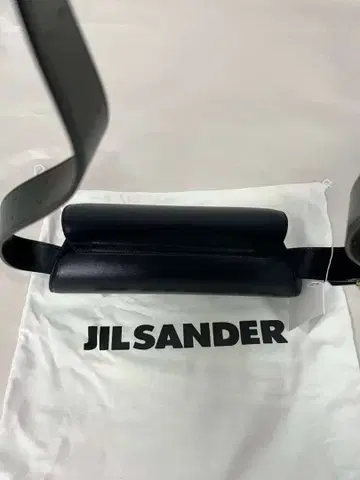 질 샌더 블랙 가죽 숄더백