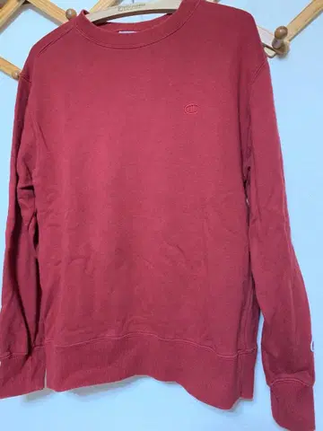 챔피온 면 트레이닝복 MEDIUM 빨간색 SINCE 1919 USA