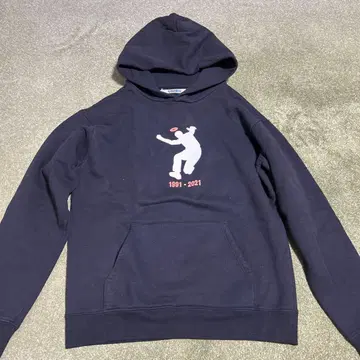 UNION 블랙 후드티 M 유니온