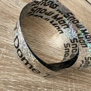 Snow Man Dome Tour 2025-2026 ON 은색 테이프