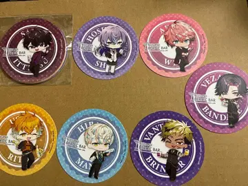 니지산지 HEROIC BAR 애니메이트 카페 코스터 컴플리트 + 6장