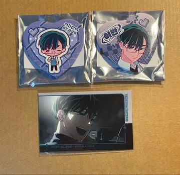 에이리언 스테이지 애니메이트 카페 이반 특전 포토 카드 하트 캔뱃지