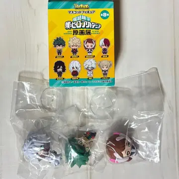 히로아카전 원화전 쑥쑥 마스코트 피규어 다비 미도리야 오챠코 세트