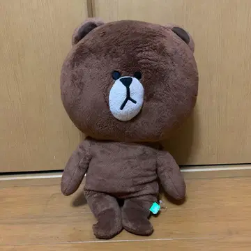 라인타운 봉제 인형 (브라운)