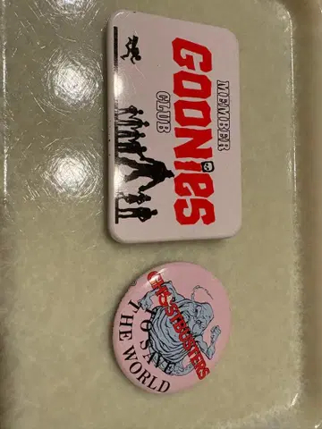빈티지 고스트버스터즈 구니스 배지 세트 80s
