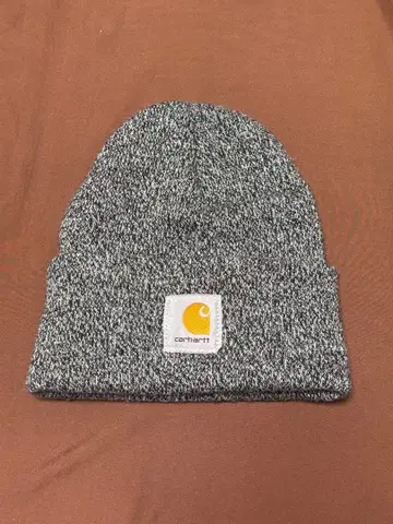 Carhartt 그레이 니트 모자 원사이즈