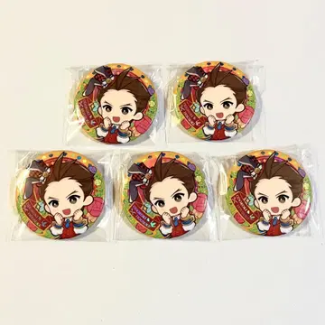 역전재판 오도로키 호스케 캔뱃지 중국 콜라보 카페