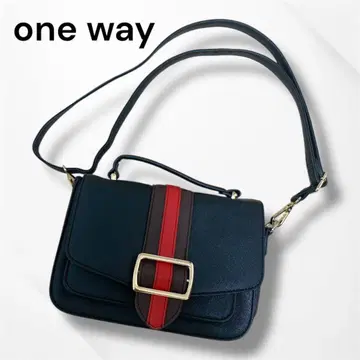 원 웨이 원웨이 벨트 포함 플랩 백 블랙 2way