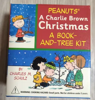 스누피 크리스마스 트리 BOOK AND TREE KIT