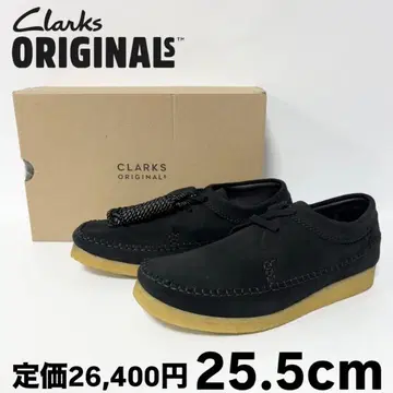 새상품 클락스 오리지널스 위버 블랙 스웨이드 25.5