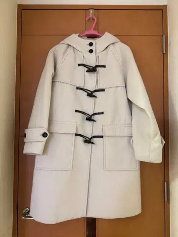 SIMPLICITE 화이트 더플 코트