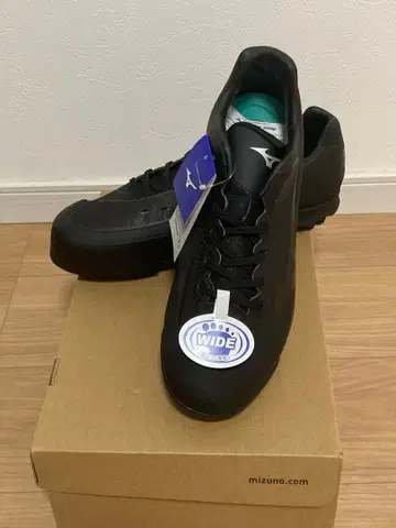 미즈노 블랙 스파이크 슈즈 P커버 포함 미사용