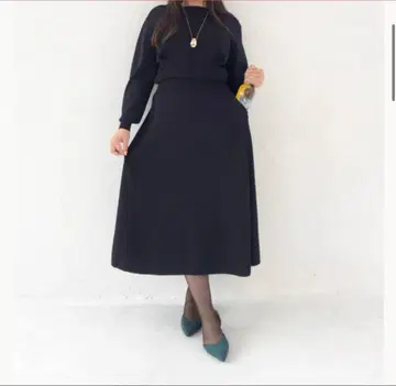 니트 스커트 셋업